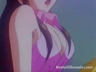 Hawt szőke anime kétnemű szopás egy shim`s nagy schlong tovább neki térd