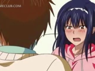 Slutty rumaja hentai young female gets mouth filled with big peter