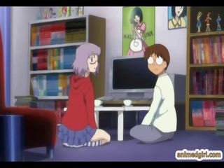 Anime coeds lezbike x nominal kapëse