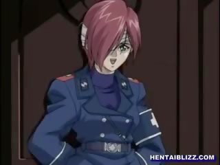 Ayu hentai brutally fucked by soldier