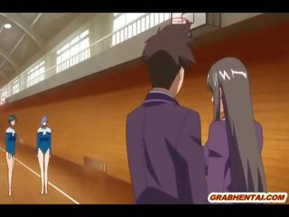 Japonsko hentai šolarke z nogo in obrazno vrhunec