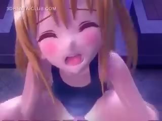 Delicate Hentai Blonde Gets Petite Wet Twat Fucked