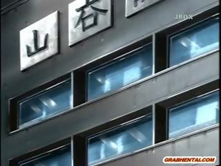 Rinnakas jaapani anime bondaged ja raske dp