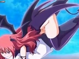 Redhead Anime Minx Riding Huge putz
