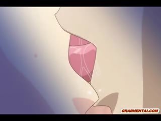 Swimsuit anime may malaki suso makakakuha ng licked kanya puke