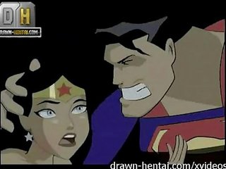 Justice league xxx kẹp - superman vì ngạc nhiên người phụ nữ