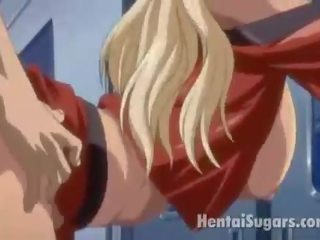 Heavenly hentai blondýnka přibil v the prdel