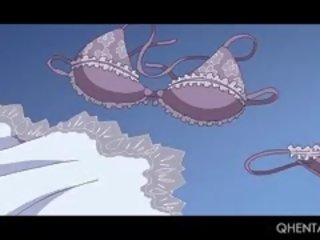 Hentai adulti film tossicodipendente insegnante in occhiali prende scopata difficile in letto