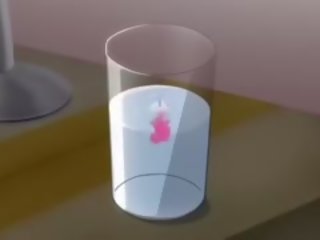 Gal campus anime klipp med usensurert stor pupper, lactation