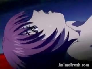 Erotik anime kecantikan dengan besar jag