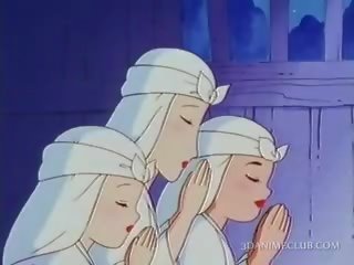 عار أنيمي راهبة وجود قذر فيديو إلى ال الأول وقت