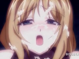 Telanjang anime hamba mendapat mulut dan faraj fucked
