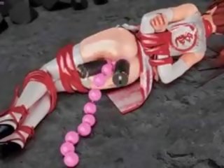 Sexy Animated seductress Gets Dildoed