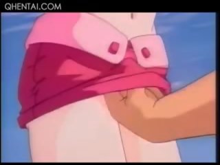 Redhead Hentai sex clip Slave Gets Snatch And Boobs Toyed