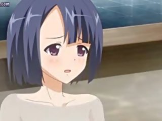 Anime femme fatale Gets Small Tits Rubbed