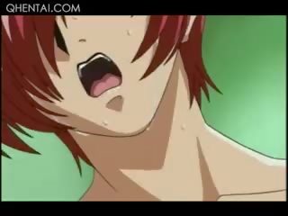 Hentai Redhead Siren Taking Huge manhood In Wet Cunt And Mouth