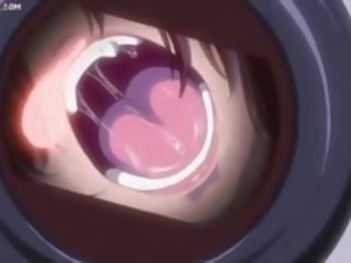 Lascive anime mendapat dilindungi dalam air mani