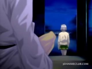 Kails anime ieslodzītais izpaužas cunt teased uz sekss experiments