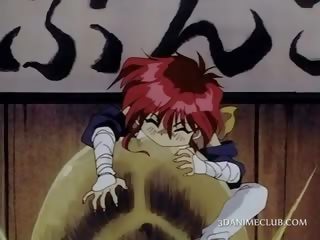 Tóc đỏ phim hoạt hình người tình được trên đầu của một to một thứ cuốc statue