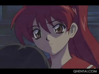 Hentai iskola szex film -val meztelen ragyogó vöröshajú guminő