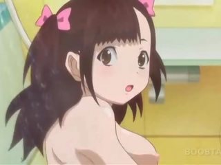 Bilik mandi anime x rated video dengan yang tidak bersalah remaja telanjang adolescent