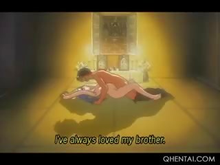 Hentai cariño clavado en primer plano por su sucio hermano