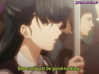 Anime lesbiečių tribbingas ir bučiavimasis