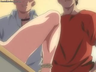 Kacér és smashing vöröshajú anime femme fatale szar part5
