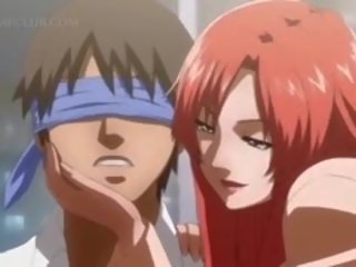 Slutty Anime Ms Seducing Teen Stud For Threesome