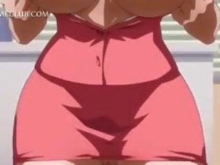 Erotic Anime Teacher Blowing peter Gets Jizzed All Over