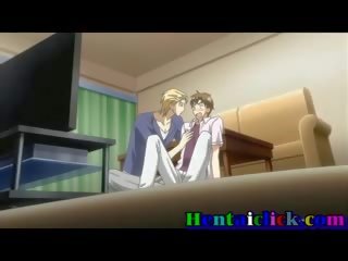 Hentai homosexual guaperas súper musturbation y follando