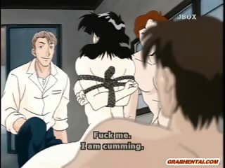 Bondage Japanese Anime incredible Riding cock