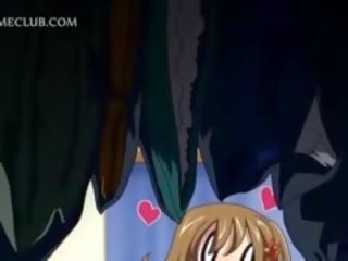 Anime Gymnast Gets Tits And Ass Rubbed In Close-up