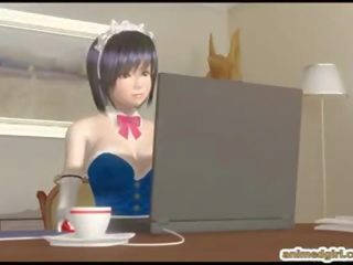 Tgirl 3d manga coed tittyfucked un iekšējs jizz šāviens
