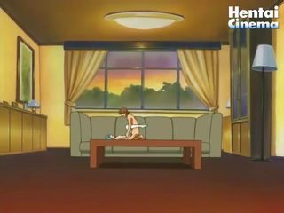 Himokas anime diva saa hänen tiukka pillua naulattu päällä the pöytä