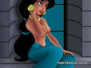 Aladdin y jazmín sucio vídeo parodia