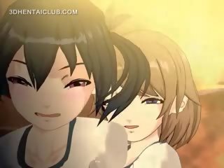 Hentai seksi klipsi orja saa seksuaalisesti kidutettu sisään 3d anime