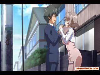 Povekas anime yhteiskoulun tittyfucking ja nielemisvaikeuksia kumulat