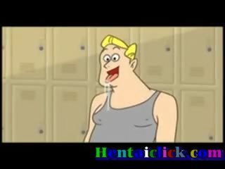 Desen animat homosexual om hardcore inpulit și jerked