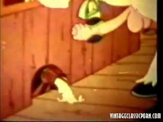Clásico sucio película dibujos animados