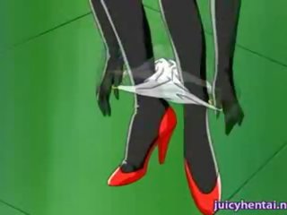 E egër anime pleasuring një tipar organ seksual i mashkullit