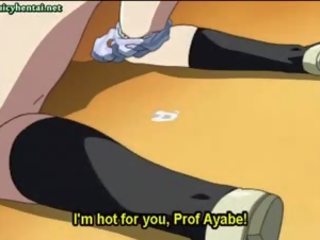 Dospívající anime přítelkyně cumming těžký