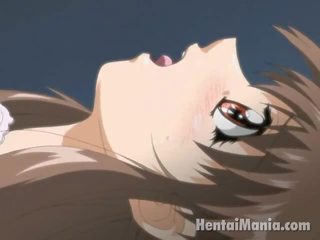 Příjemný anime liška získávání růžový plešatý píča olízl podle ji beau