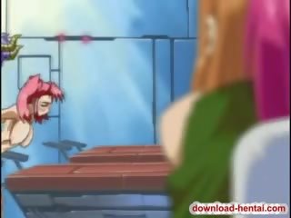Redhead Hentai feature Gets Poked Hard By Huge prick