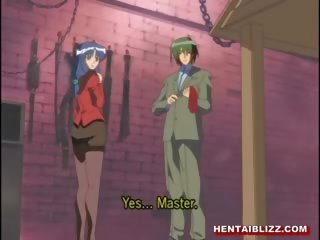 Attractive Hentai Gets Chained And Whipped Hard