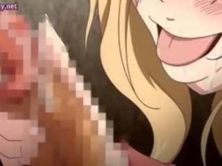 Soczysty anime fantazyjny kobieta ujeżdżanie za ukłucie