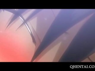 Hentai beauty gets fucked by a hung warrior