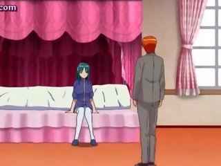 Tonårs animen fågelunge få skruvad