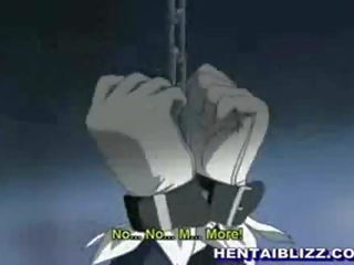 Prigioniero hentai prende frustato e difficile scopata