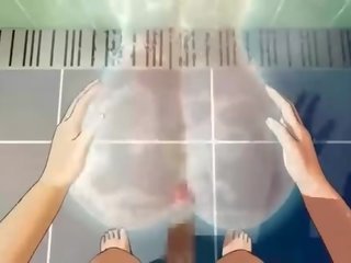 Anime anime x nominale film bambola prende scopata buono in doccia
